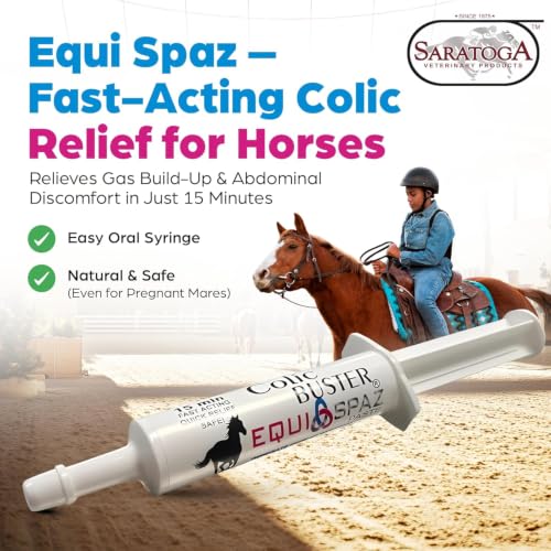 image for EQUI-SPAZ Fast Acting Horse Colic Relief – 15 Minute Natural Gas & S