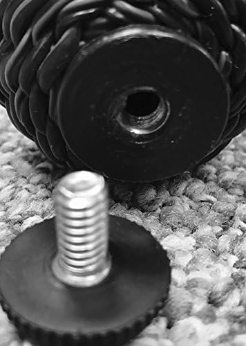 Sunniland Patio Stainless Steel -Screw in Feet Glide Leveler for Patio Furniture, Black', 5/16"-18 Thread - Image 5