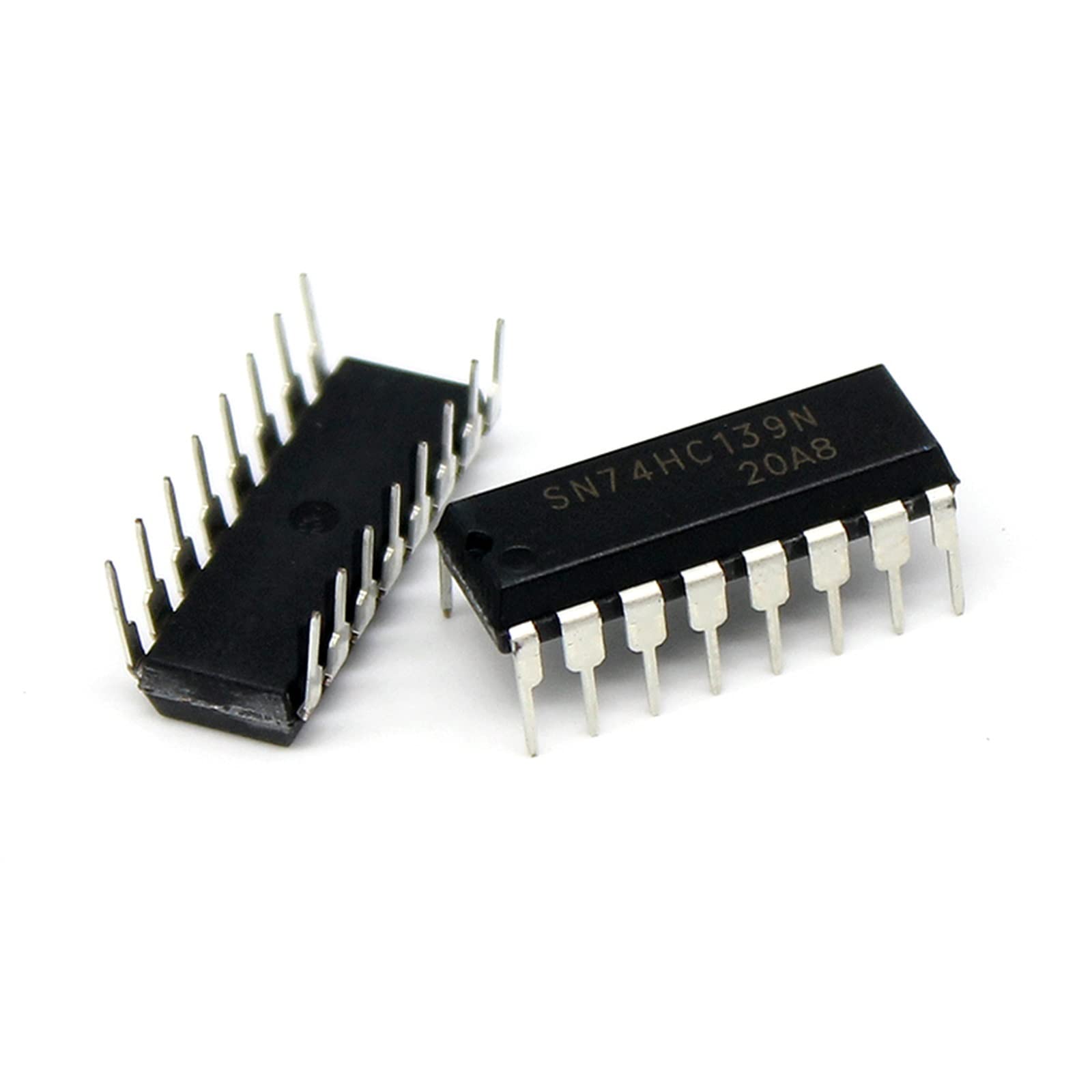 Lot De 10 Circuits Intégrés 74HCT139N – SN74HCT139N, Boîtier DIP-16, Neufs
