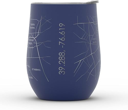 Vista 494 de Well Told Lexington Kentucky Map - Vaso de vino aislado con grabado de mapa de Kentucky, taza de acero inoxidable grabada (12 onzas, verde domingo)