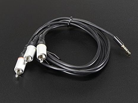 Adafruit A/V and RCA (Composite Video, Audio) Cable for Raspberry Pi [ADA2881]