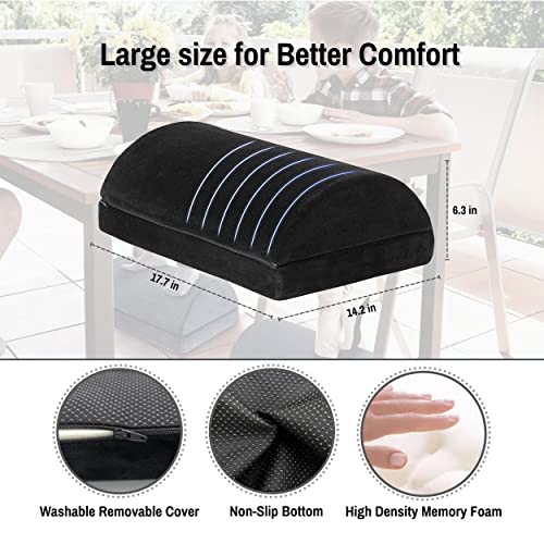 Table4Rock-Under-Desk-Foot-Rest-Adjustable-Ergonomic-Foot-Cushion-Anti-Slip-Bottom-Computer-Office-Home-Work-and-Gaming-Accessories-Posture-Corrector-Improves-Blood-Circulation-and-Body-Pain-Relief