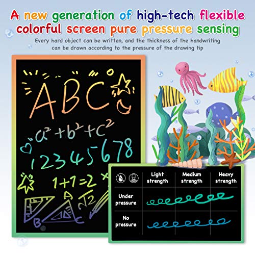 ORSEN LCD Writing Tablet 2 Pack, 10 Inch Colorful Doodle Board Drawing Tablet, Educational Drawing Board Writing Pad, Boys Girls Toys Gifts for 2-6 Year Old Girls Boys(Pink Blue 2 Pack)