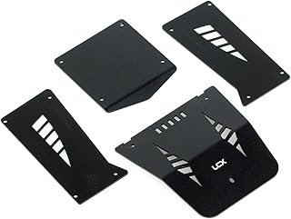 LCX Racing 1/18th RC Crawler Car Aluminum Roll Cage Body Plate Roll Cage Chassis Panel Body Panel for Axial Capra UTB18 Unlimited Trail Buggy, Upgrades Parts Accessories