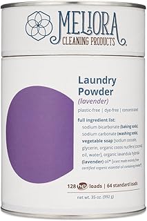 Meliora Cleaning Products Laundry Powder Detergent (128 HE Loads), Lavender