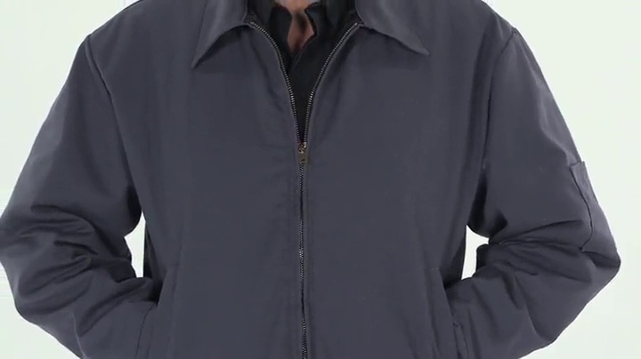 Amazon.com: Red Kap Men's Slash Pocket Quilt-Lined Jacket, Navy