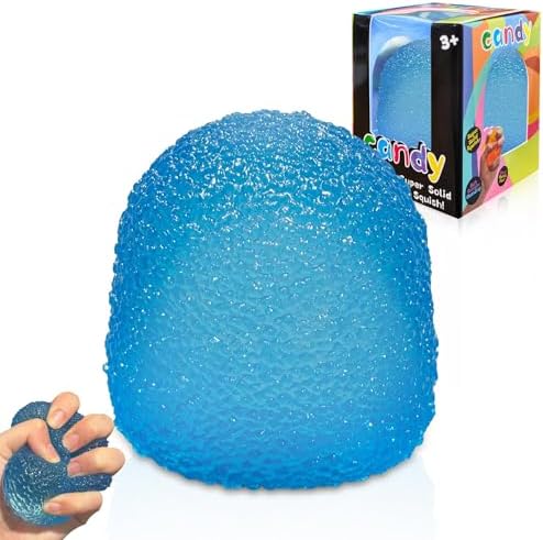 Stressabbau Fidget Ball Anti Stress Spielzeug Stressbälle für Kinder & Erwachsene Unterstützt Stressabbau in Büro, für Linderung von Angst & Geschenk für die Party (Blue)