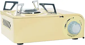 2.3kw Portable Cassette Furnace, Multi-Level Firepower Adjustment Outdoor Field Stove, Windproof Cassette Furnace for Outdoor Camping Trips