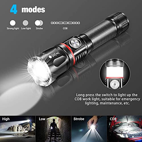 Lampe de poche haute luminosité magnétique pour bricoler les mains libres - 2