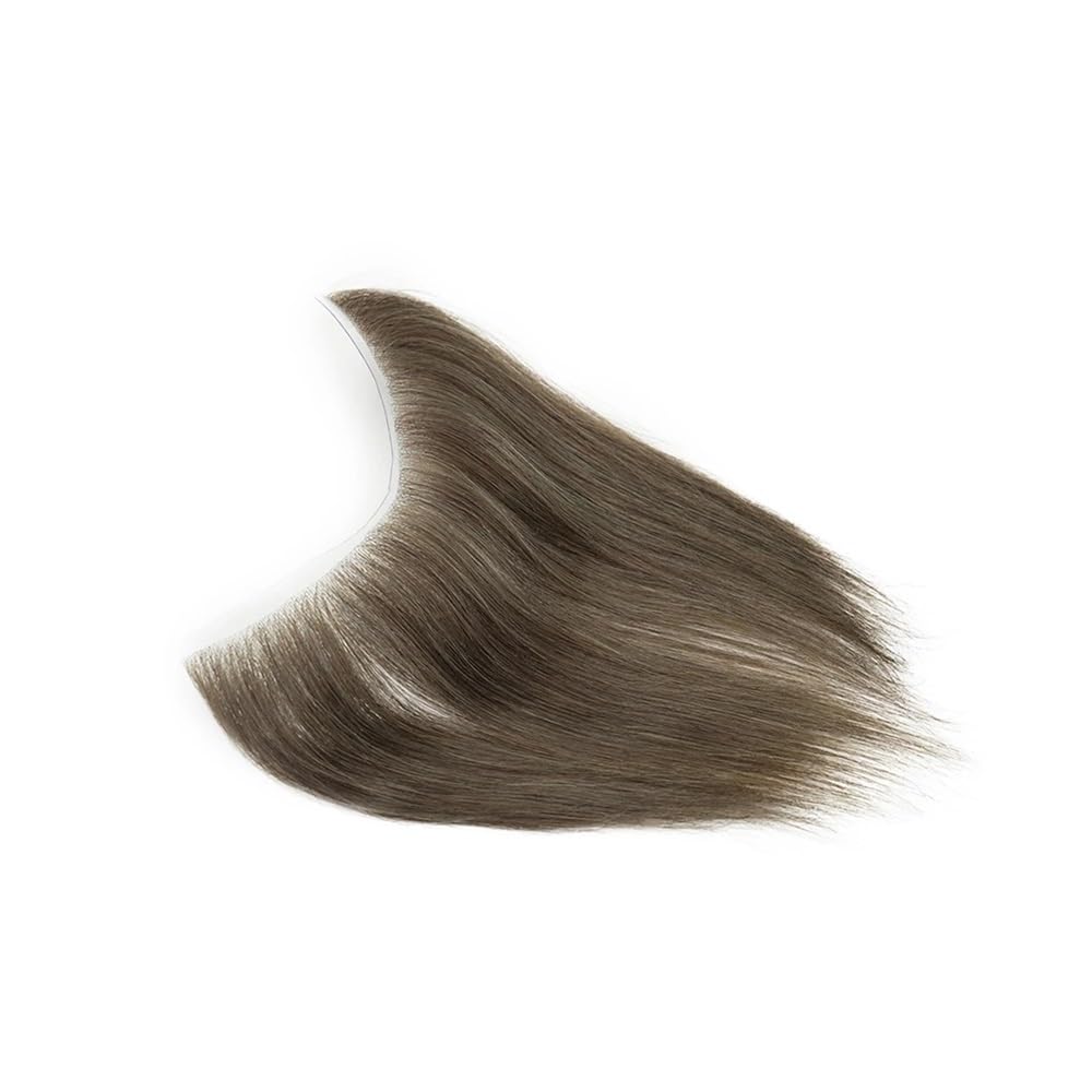 Toupet frontal hommes en cheveux humains avec ligne frontale en V