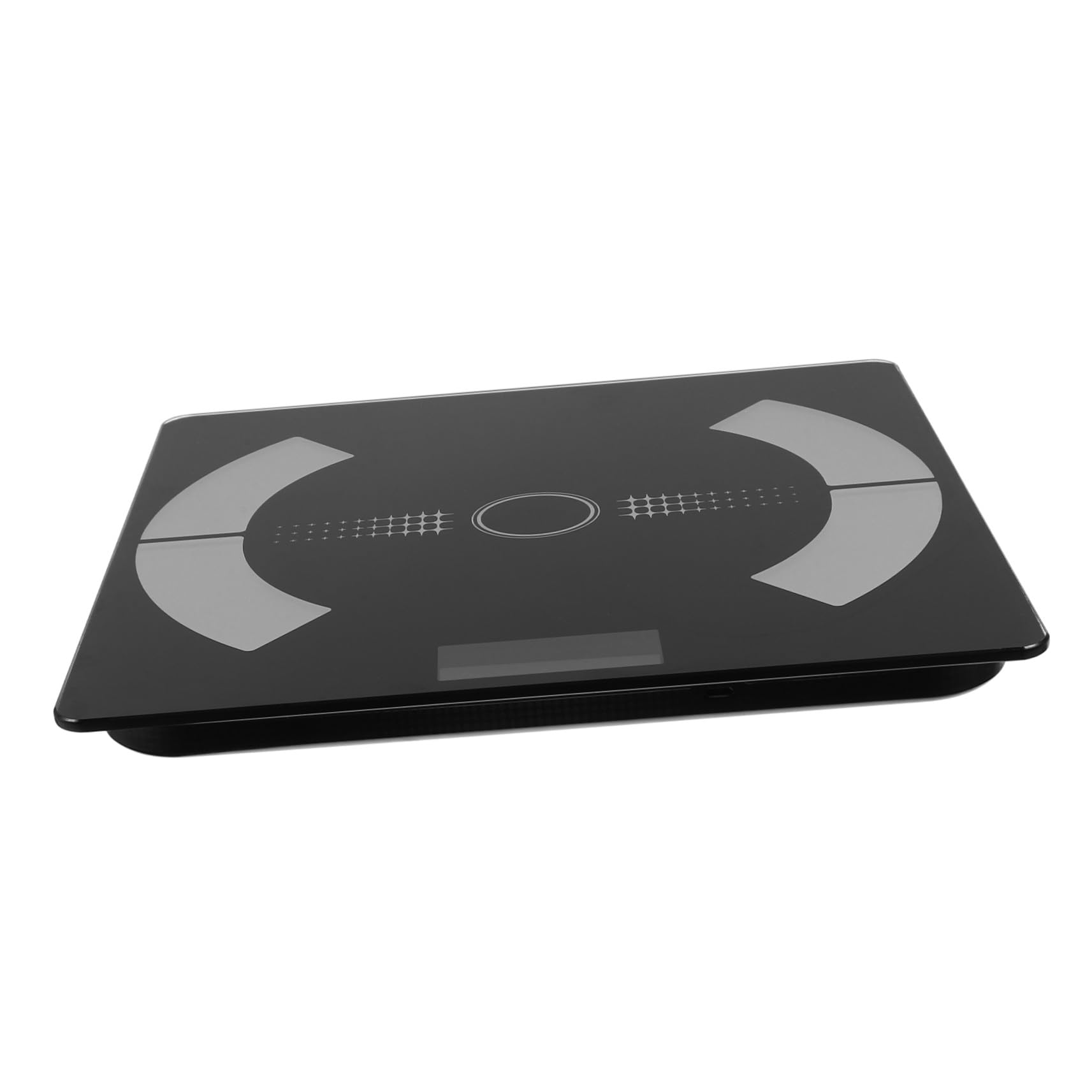 Báscula de Baño Inteligente de Vidrio Negro Carga USB