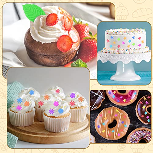 Qfeley 27 Pack Flower Leaf Fondant Cookie Plunger Cutters 9 Shapes Mini Plastic Biscuit Cookie Plunger Fondant Cutters Sunflower Rose Leaf Maple Lily Daisy Hydrangea Flower Cookies Cutter Tool #TOP5