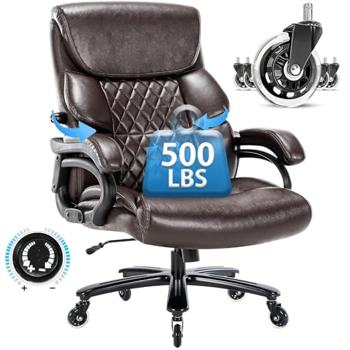 Big and Tall Office Chair 500 LBS-Executive Office Chairs for