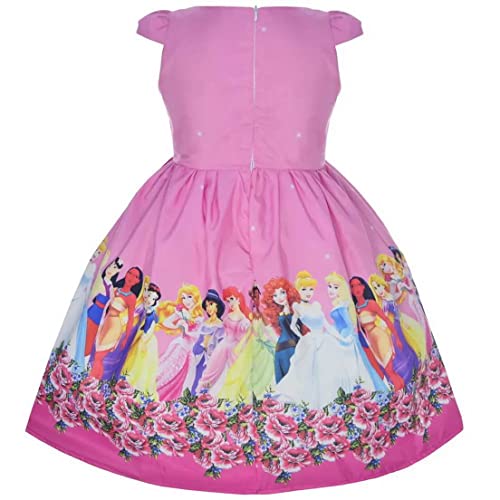 Vestido Princesas Da Disney Rosa