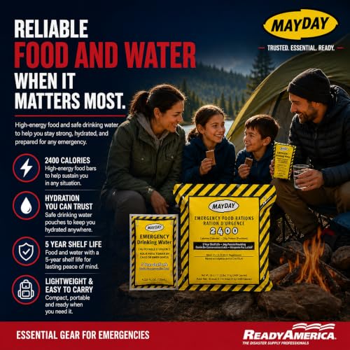 Image of Ready America 70280 Emergency 2-Person 3-Day Survival Backpack
