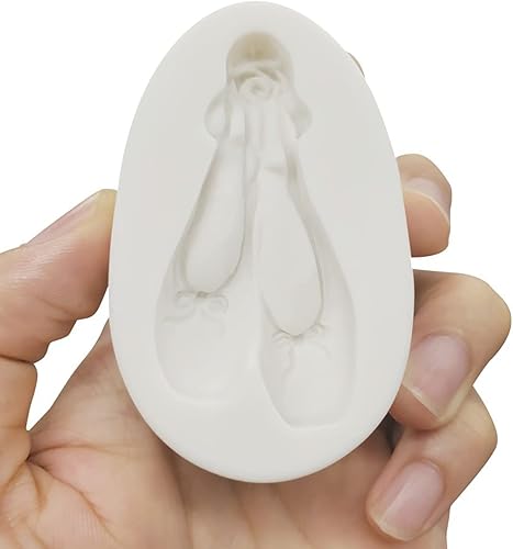 Miniatura 5 de Moldes de silicona para zapatos de ballet para los amantes del baile, bricolaje para hacer dulces de fondant, moldes de chocolate, postres de