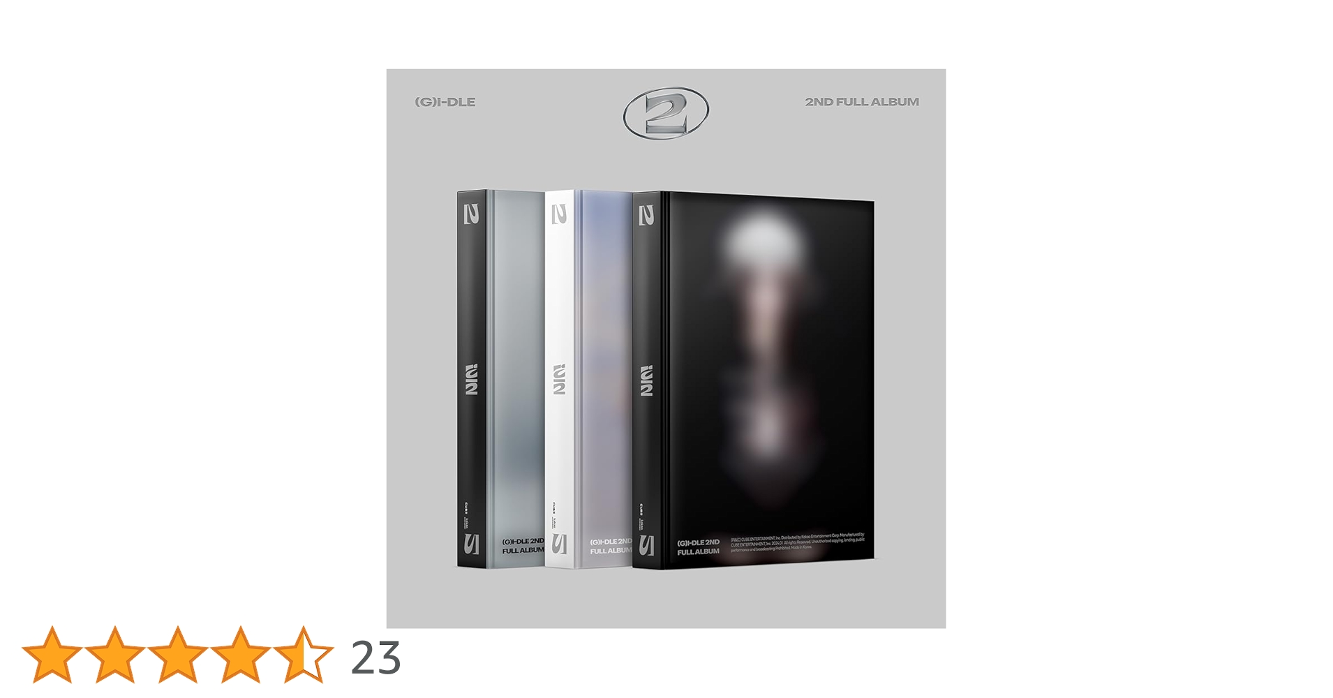 Amazon.co.jp: (G)I-DLE 2ND FULL ALBUM '2'（韓国盤