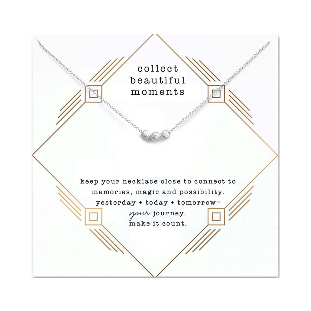 Message Card Compass Pendant Necklace Silver Friendship Sisters Sun Good Luck Elephant Pendant Y Chain Necklace for Women and Girl Gift