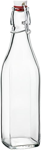 Bormioli Rocco 314720MU7321990 Bouteille carrée en verre Transparent