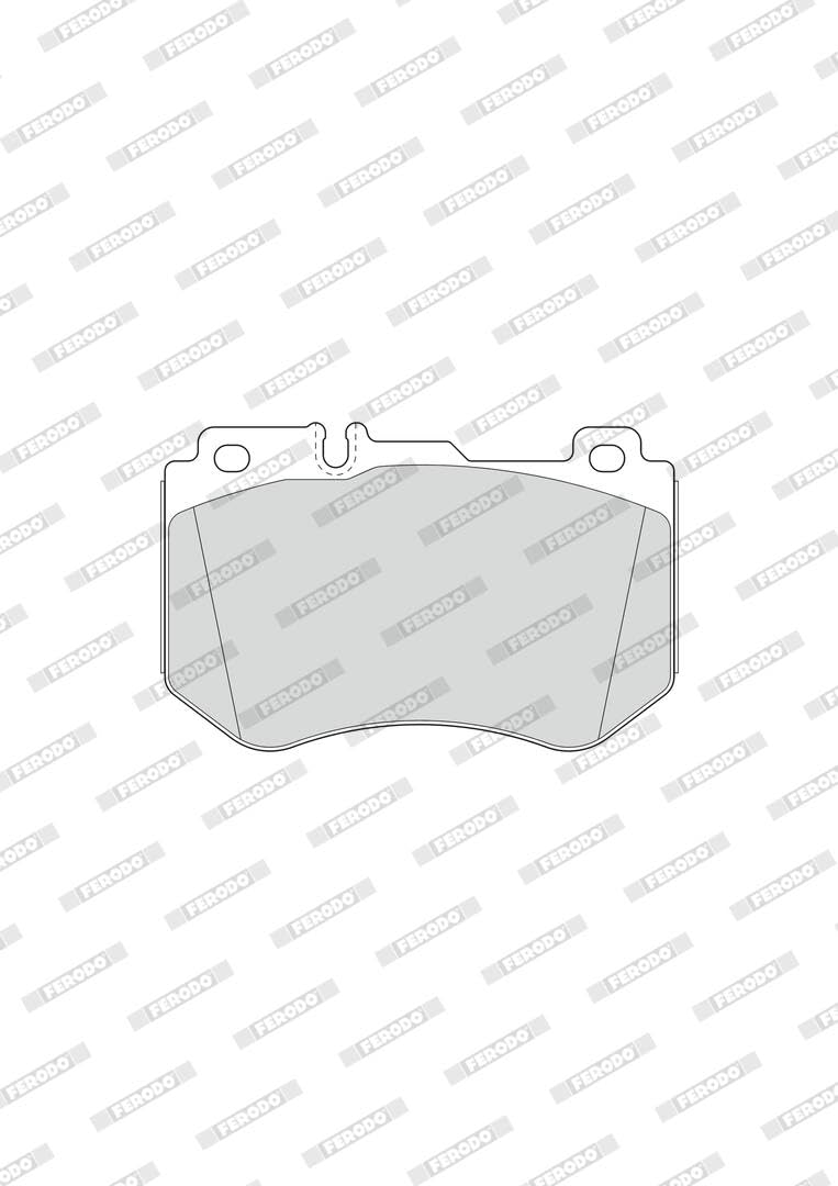 FERODO Kit pastiglie freni Anteriore predisposto per visualizzazione avviso usura senza accessori FDB4607 Compatibilità con MERCEDES-BENZ Classe C Sedan W205 Classe C T-modell S205 Classe C Coupe C205