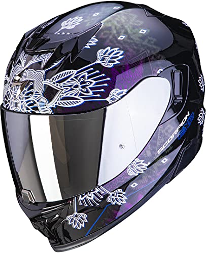 Casque moto Scorpion EXO-520 Air Tina intégral Black Chameleon taille S route et ville