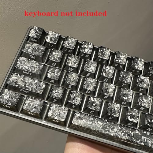 Set de tapas de teclado mecánico de 119 teclas ergonómicas con grabado lateral estilo carbono 3