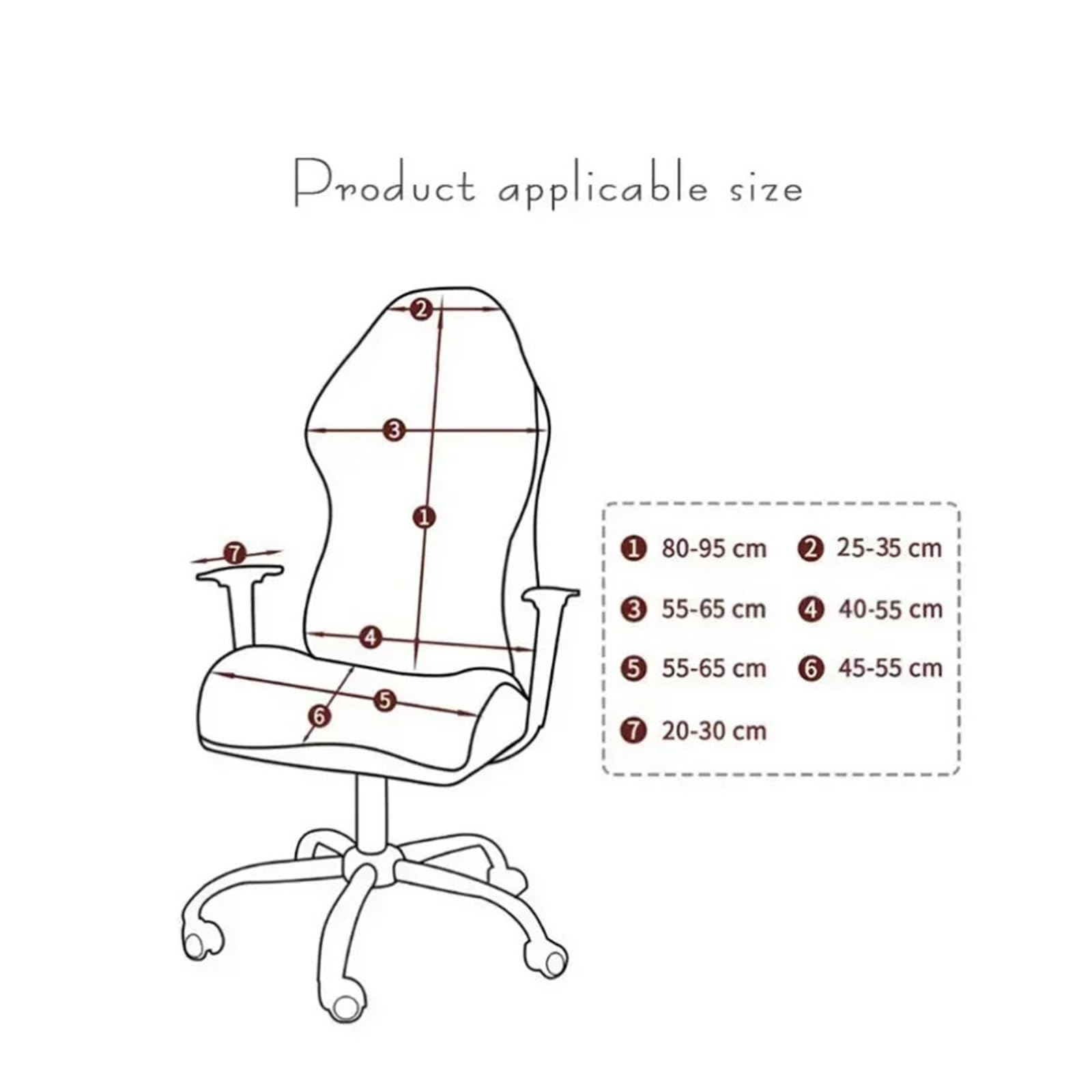 Houssesdechaise De Gaming Housse De Chaise De Jeu Universelle, for Jeu D'ordinateur, Siège De Compétition, Accoudoir, Dossier, Housse De Chaise Pivotante Élastique(Pink)