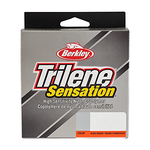 Berkley Trilene® Sensation, Blaze Orange, 10lb | 4.5kg Monofilament Fishing Line, Suitable for Freshwater Environments