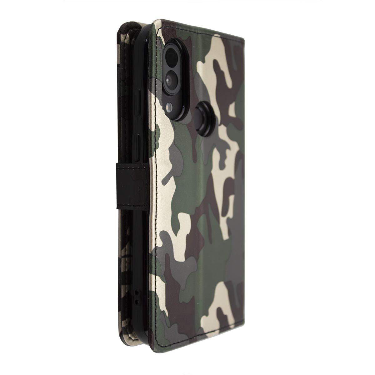 caseroxx Bookstyle-Case for Cat S62 / S62 Pro, Cover, faux leather, camouflage, Card Slots & Magnetic Closure - Image 4