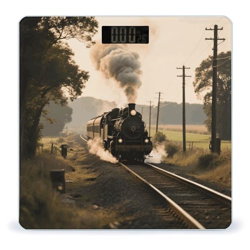 Báscula digital para baño Steam Train LCD 400 Lb