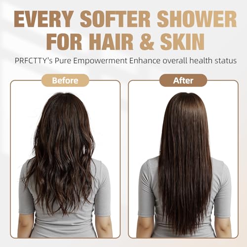 Image of 25-Stage Shower Filter prevents scale buildup,Revitalize Hair Skin Nails with Purifying Water, softener hard water,99% Lead Chlorine, Fluoride Removed,High Output Fan Technology,Matte Black