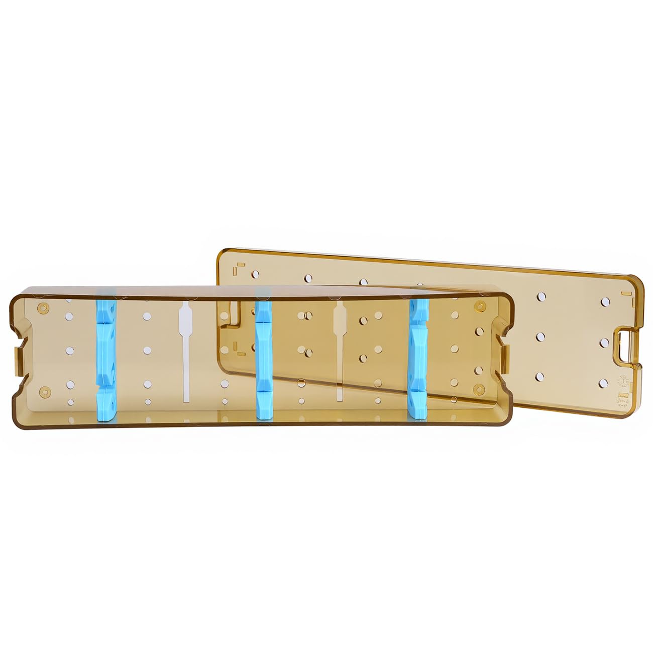 1 pz/piccola scatola di sterilizzazione dell'endoscopio del silicone autoclavabile cassa del vassoio per strumento operativo chirurgico