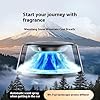 2025 Cloud Mist Car Diffuser, Smart Car Air Freshener, Rechargeable, Auto On/Off, Adjustable Intensity, Ambient Light & Mist Fragrance, Premium Scenic Fragrance Cars (Floral) #1