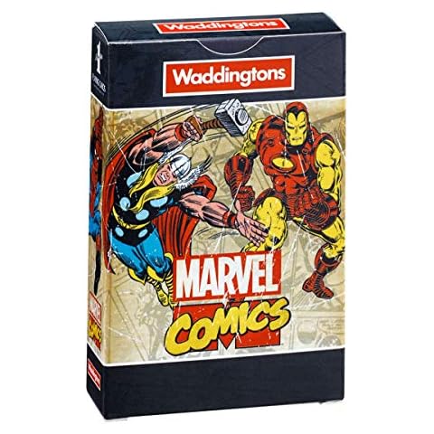 Waddingtons Number 1 Marvel Retro Playing Cards Cover