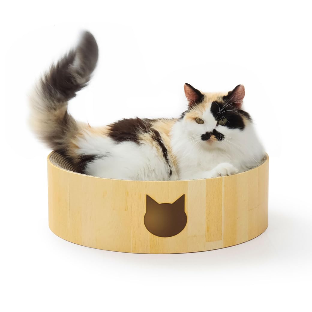 猫壱 バリバリボウル 爪研ぎ ライトブラウン レギュラー商品画像