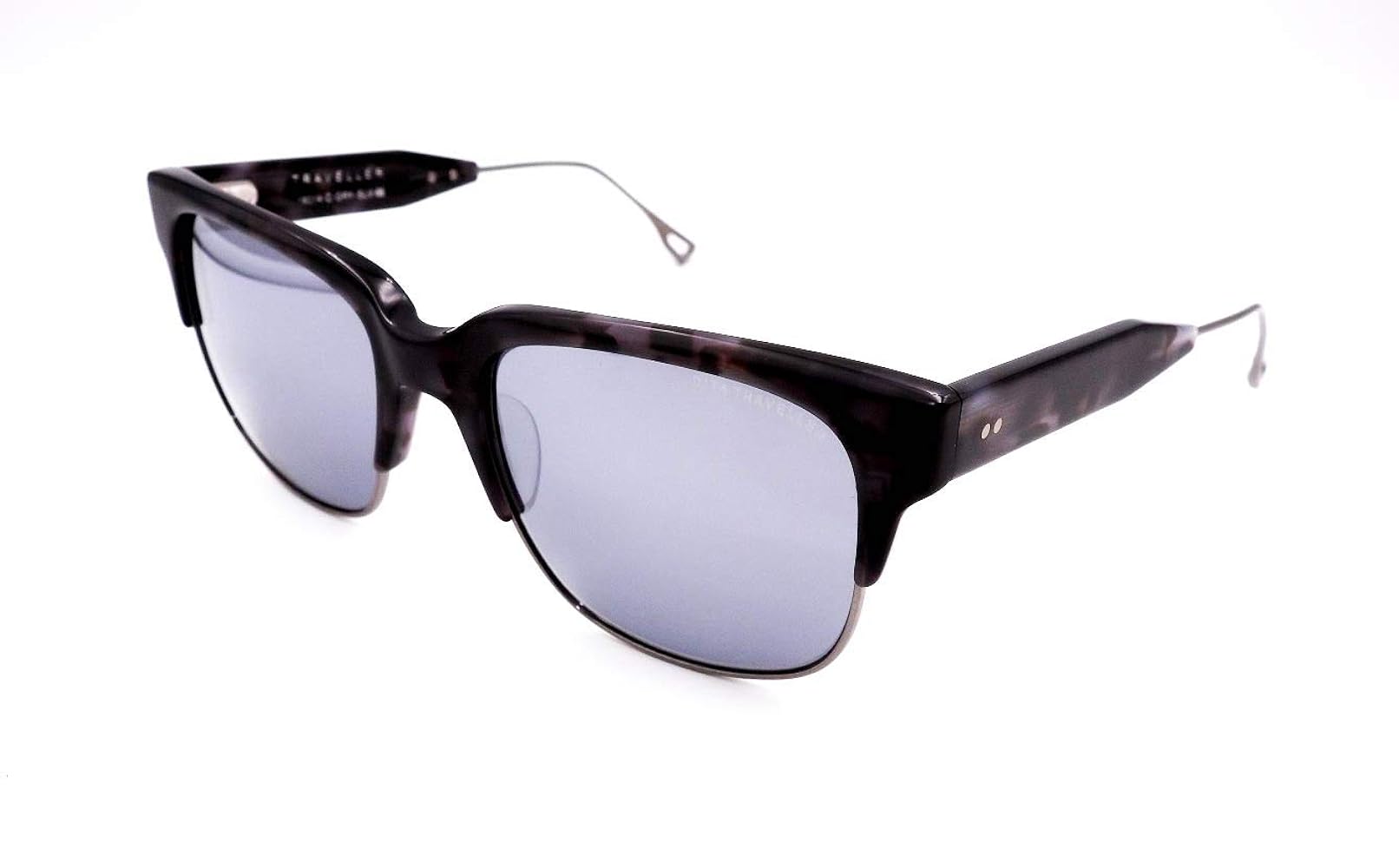 DITA ディータ サングラス 高級 TRAVELLER 19014 ブラック Amazon.com: Dita Traveller Sunglasses 19014-C-GRY-SLV-55-AF