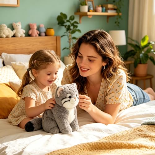 Peluche de gato de bolas ideal para decorar el sofá de tu salón o el coche 7