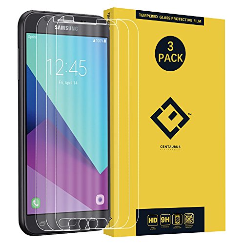 Compatible with Screen Protector Samsung J7 2017,(3 Pack) Ultra-Thin Clear 9H Tempered Glass Protective Film Replacement for Galaxy J7 Sky Pro/J7 Perx/SM-J727/Halo/J7 Prime J727T J727U / J727T1/J727A