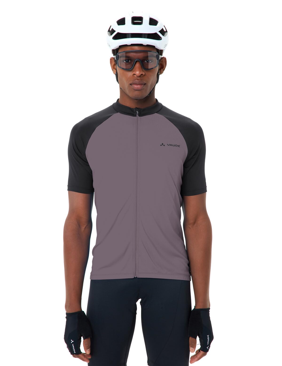 VAUDE Men's Matera FZ Tricot II, Fullzip Radtrikot für Herren, Passform: Slim fit, Purple ash, XL