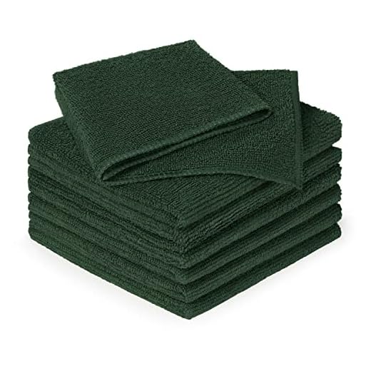 Blumtal set de 12 paños de microfibra 30x40 cm - paños de cocina Verde Oscuro - paños de limpieza de microfibra lavables a 60°C paños de limpieza de cristales paños de limpieza premium paños multiusos