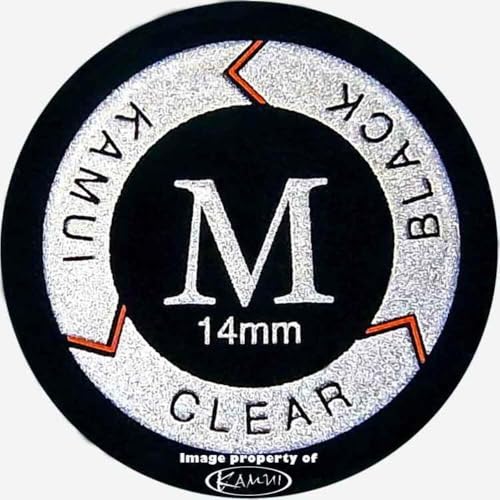 KAMUI Authentic Clear Black Cue Tip (Medium)