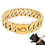 ♥ Sicher und bequem: Dieses Slip-Halsband aus Edelstahl reizt niemals die Haut, verblasst nicht und die glatte Kette sorgt dafür, dass sich Ihr Hund wohlfühlt.