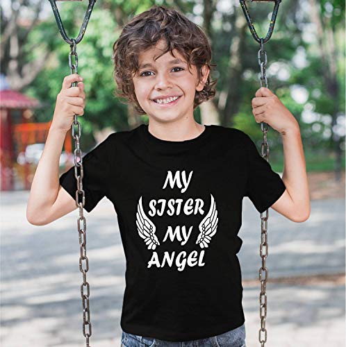 Image of Hangout Hub |Sibling Tshirts| Brother Sister Angel Hero | Set of 2