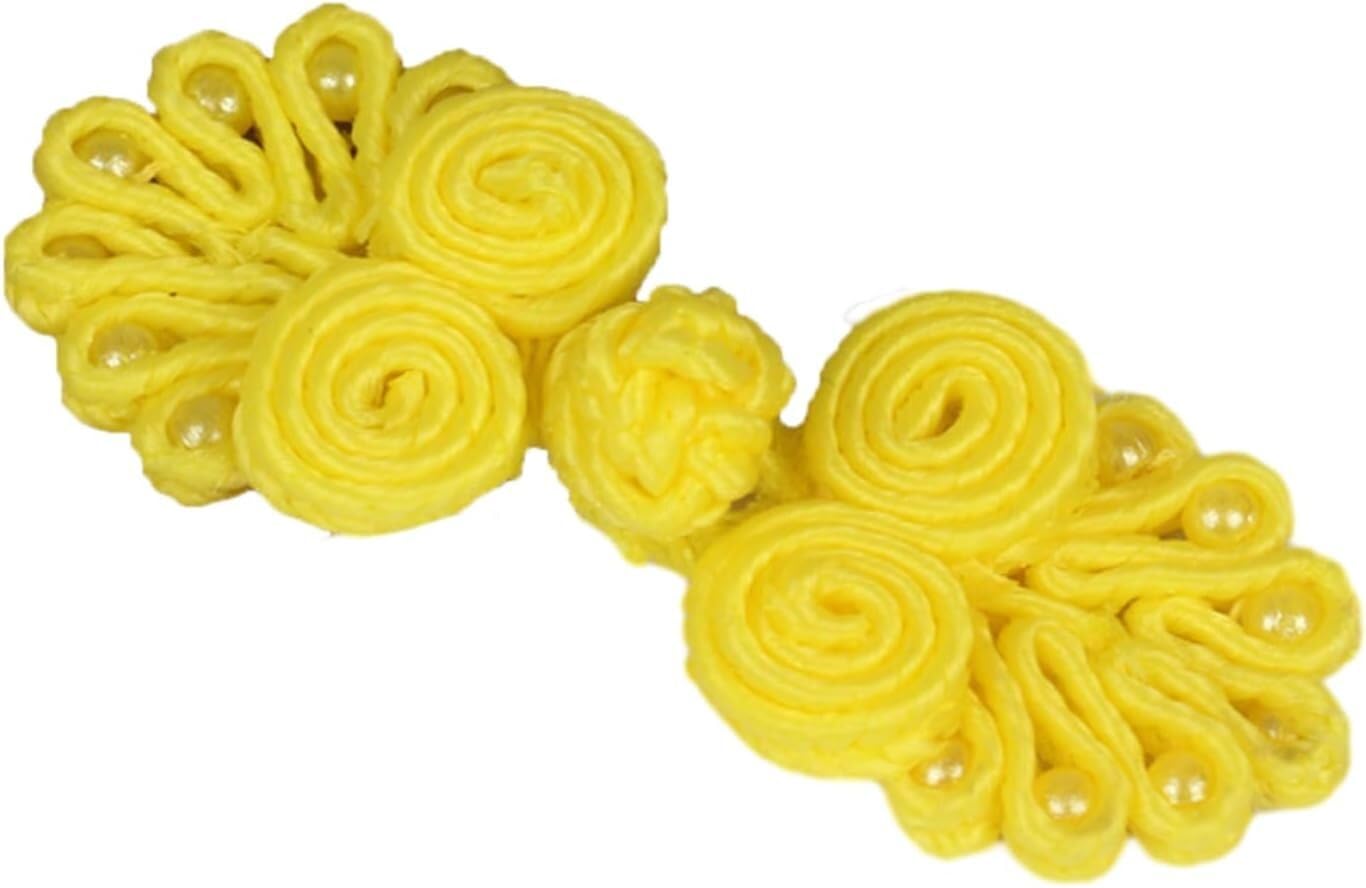 Boutons cousus à la main en fil de satin noble pour costume et fermeture délicate