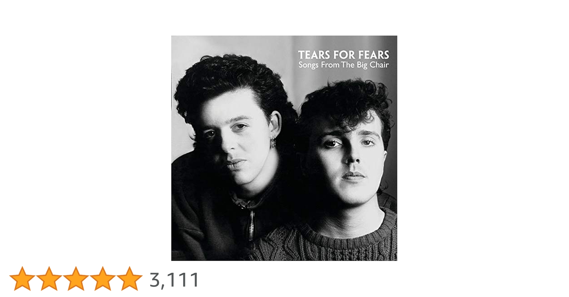 洋楽 Tears for Fears Songs from the Big Chair Songs From the Big Chair: Tears For Fears: Amazon.ca: Music