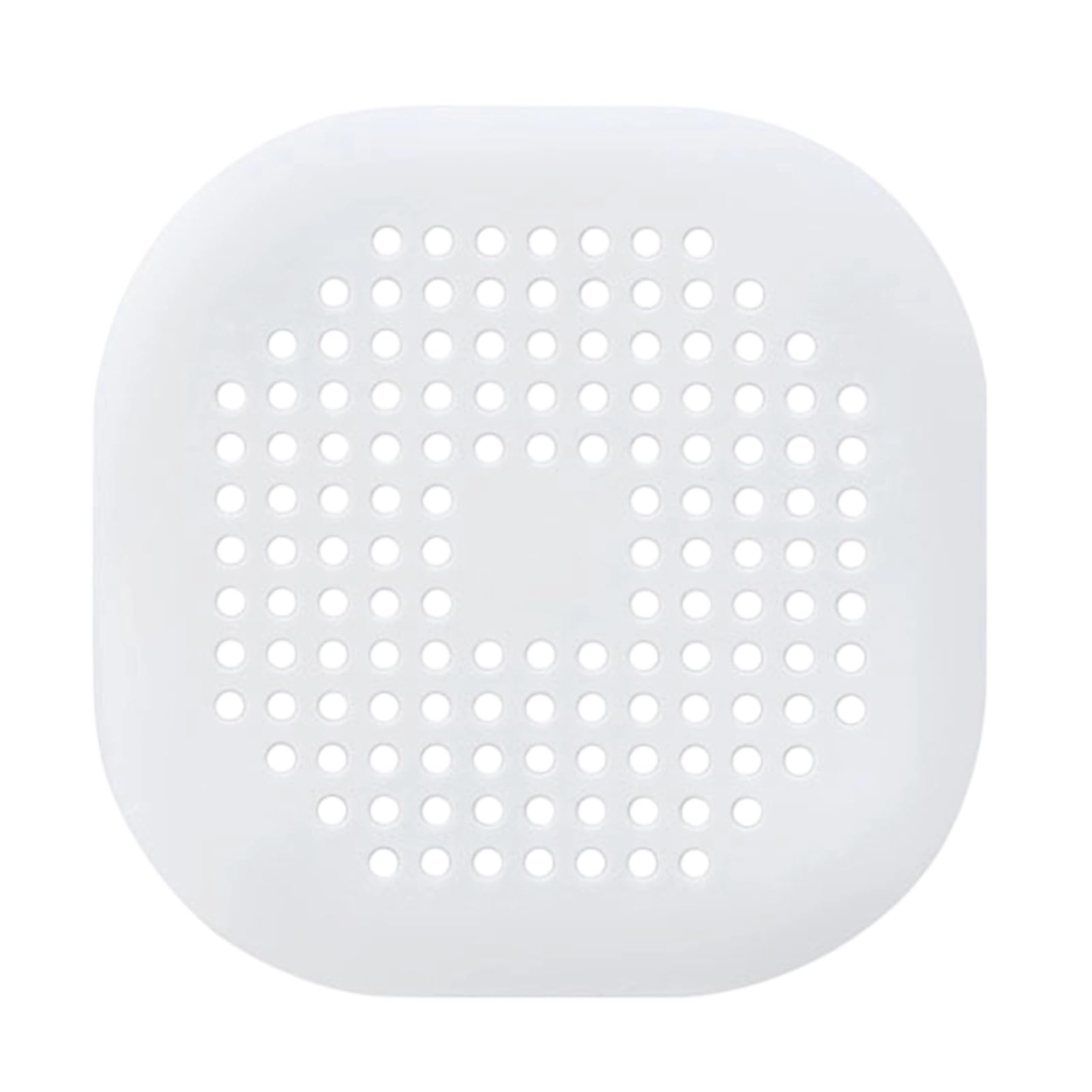 Hair Drain Catcher with Suction Cup, Silicone Sink Filter 14cm