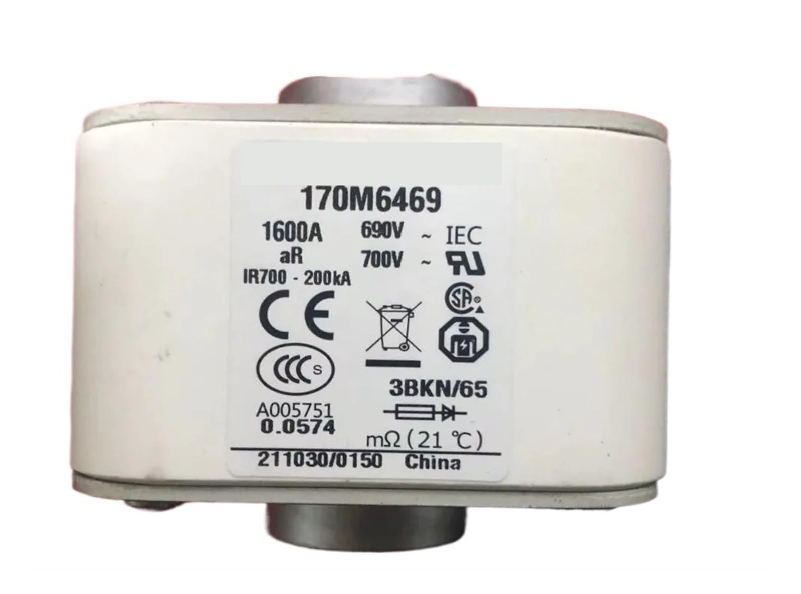 JGNAYRKJQI 3PCS Fuses: 170M6469 1600A 690V / 170M6569 1600A 690V aR