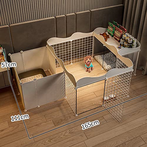 Parc pour chat et grand chenil modulable pour petits animaux