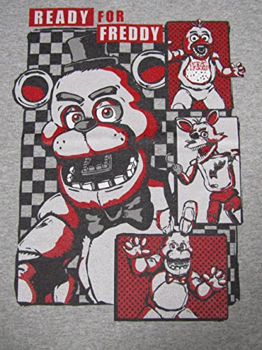 Five Nights at Freddy's Ready for Freddy Boy's Athletic Heather T-Shirt2
