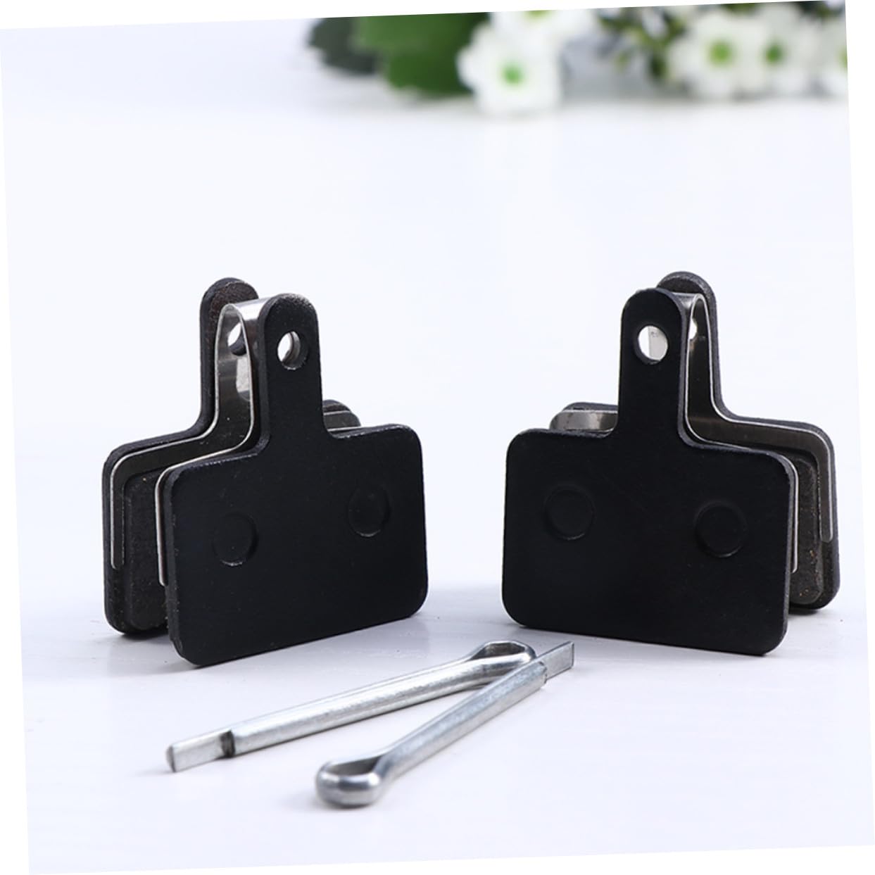 5 Paare Fahrrad Scheibenbremsbeläge Halbmetallisch Silent Brake Pads für Mountainbike Kompatibel mit Schnelle Geräuscharme Leistungsstarke Bremsen Ersatz für Bike Repair